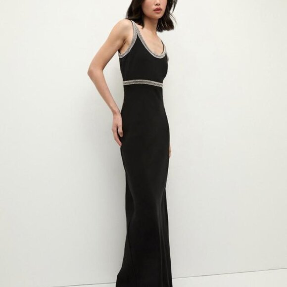 Flores Bead-Trim Maxi Dress - Picture 1 of 4